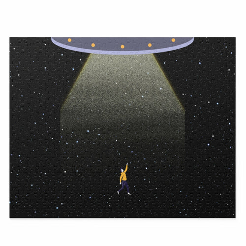 Alien Abduction Jigsaw Puzzle 500-Piece