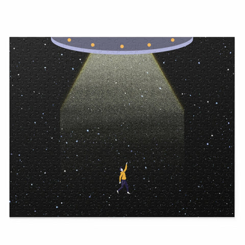 Alien Abduction Jigsaw Puzzle 500-Piece
