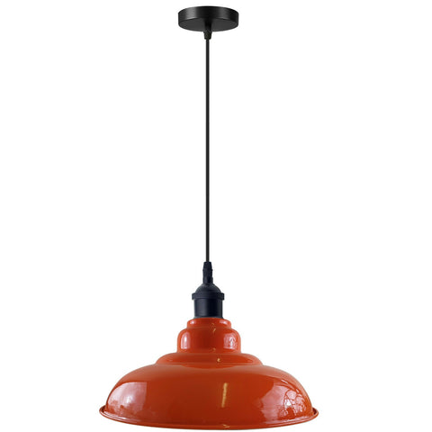 Industrial Pendant Lighting 32cm - Orange Over the kitchen island~3685