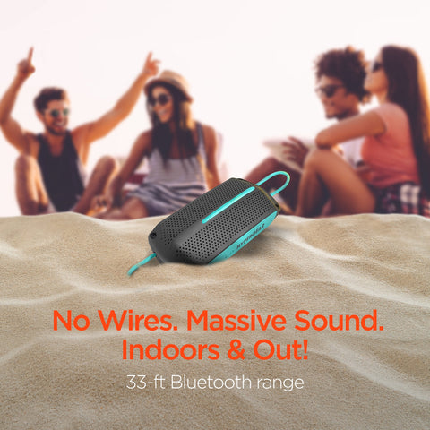 HyperGear Wave Water Resistant Wireless Speaker with Extended Battery