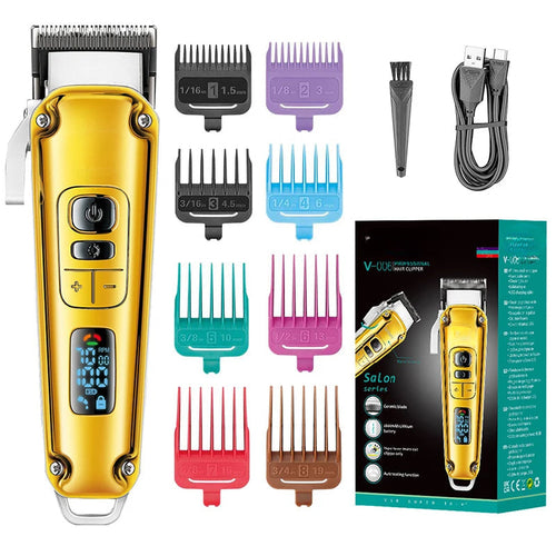 Electric Hair Clipper Rechargeable Cordless Men's Hair Trimmer For