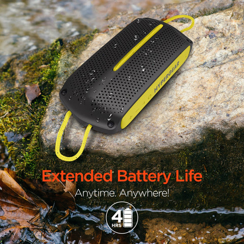 HyperGear Wave Water Resistant Wireless Speaker with Extended Battery