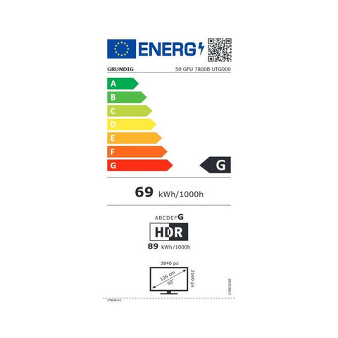 Smart TV Grundig 50GFU7800B   50 50" 4K Ultra HD LED WIFI 3840 x 2160