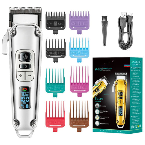 Electric Hair Clipper Rechargeable Cordless Men's Hair Trimmer For