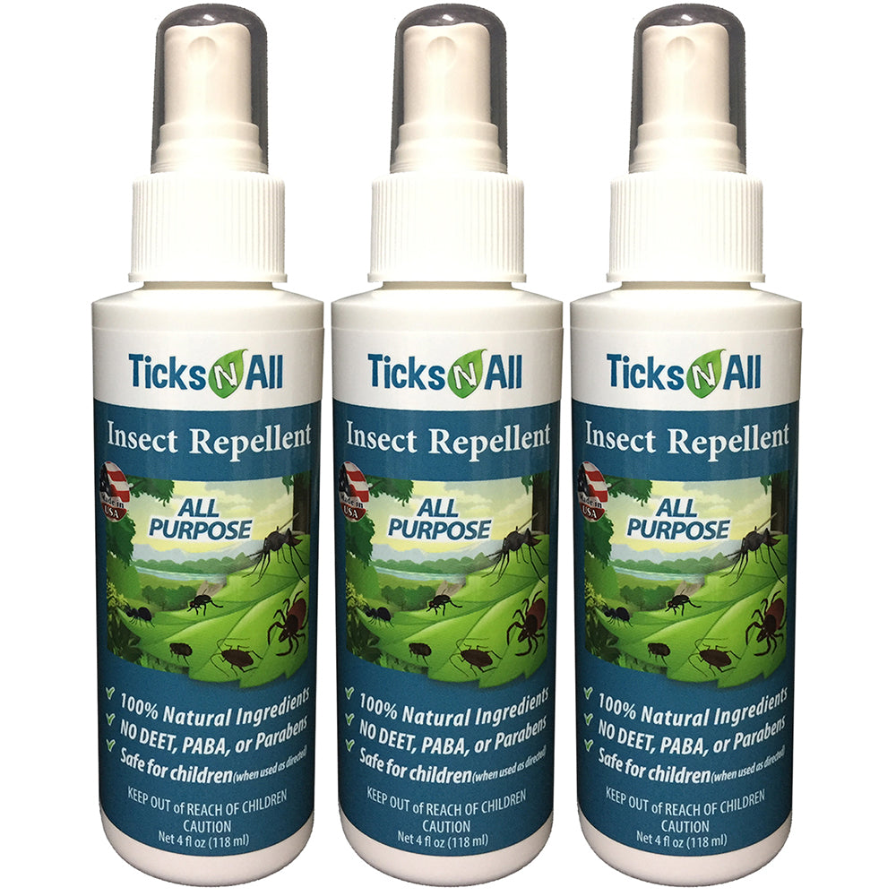 All Natural All Purpose Insect Repellent 4oz (3 pack)