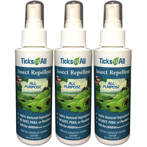 All Natural All Purpose Insect Repellent 4oz (3 pack)