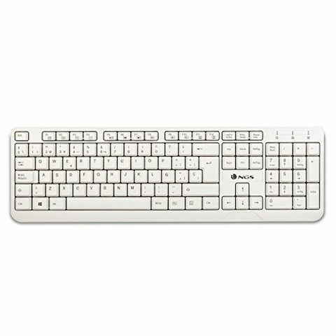 Keyboard NGS NGS-KEYBOARD-0284 White