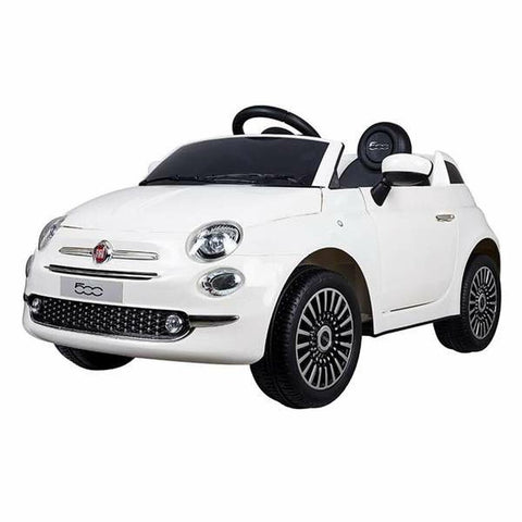 Children's Electric Car Fiat 500 113 x 67,5 x 53 cm MP3 White 30 W x 2