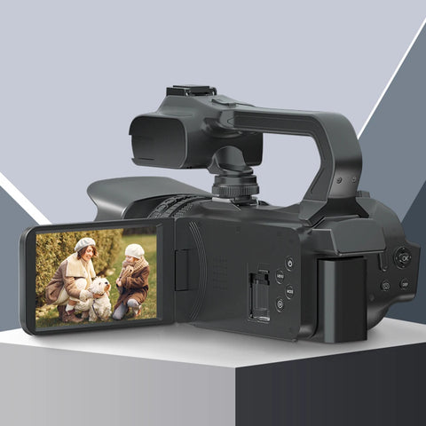 KOMERY Full 4k professional Video Camera 64MP WiFi Camcorder Digital