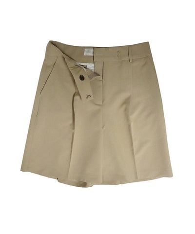 BENECIA 12 Butter Bermuda Shorts - Beige