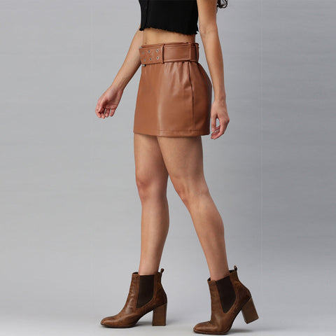 Bodycon Mini Slit Skirt