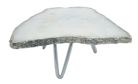 1-Layer Cake Stand with Silver Trim