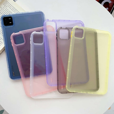 For Xiaomi Pad 5 / 5 Pro Jelly Color Translucent TPU Tablet