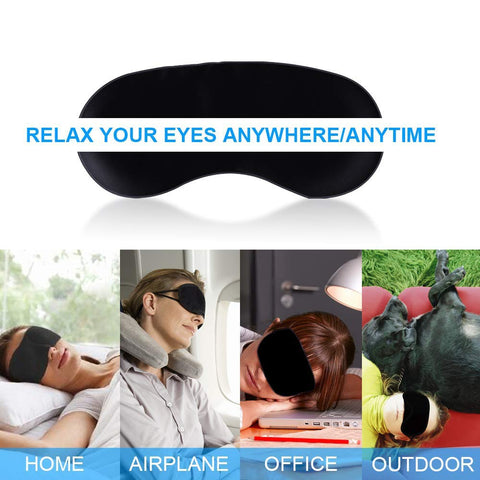 USB Steam Sleeping Eye Mask Shading Mask For Sleep Soft Adjustable