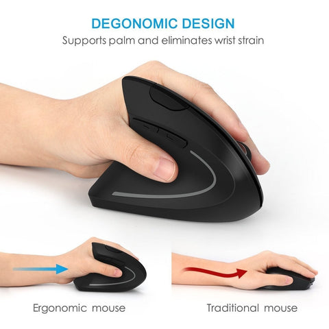 Mouse verticale ergonomico wireless 2.4G