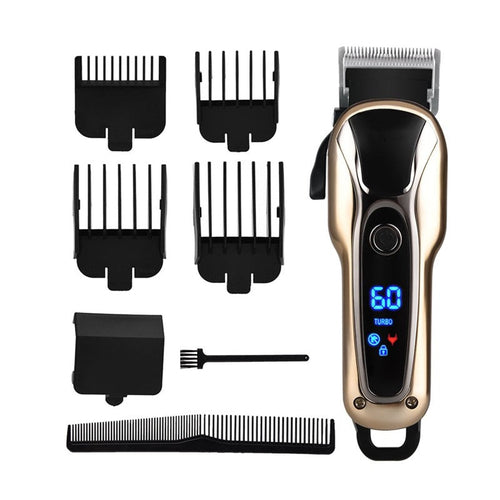 Electric Hair Clipper USB Rechargeable Professional Hair Barber for