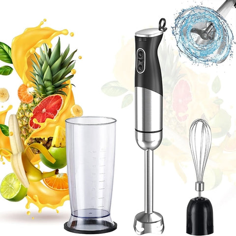 5 Core Immersion Hand Blender 400/500W Electric Hand Mixer Whisk w 2