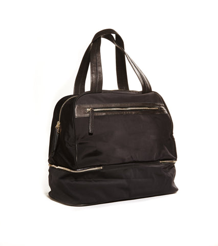 Jacki Easlick Black nylon travel bag