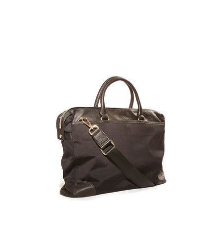 Jacki Easlick Black nylon briefcase