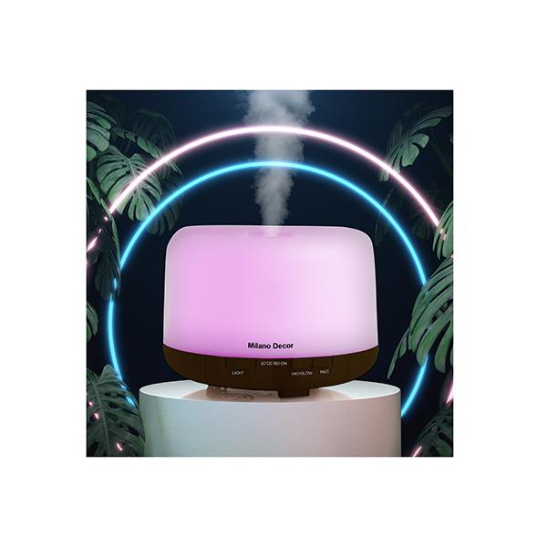 500Ml Milano Decor Mood Light Diffuser Ultrasonic Humidifier