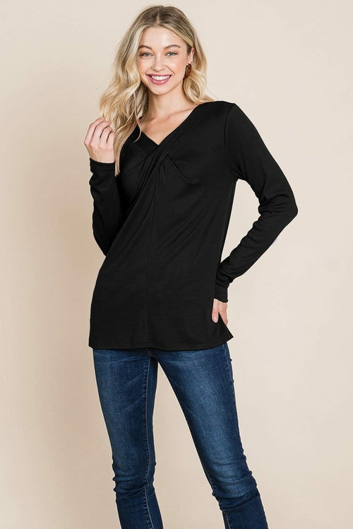 Fold knotted Twist Sweatshirts