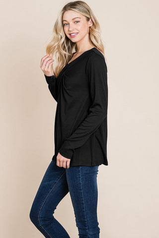 Fold knotted Twist Sweatshirts