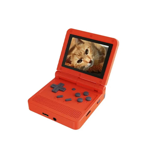 POWKIDDY V90 Console di gioco pieghevole portatile retrò LCD IPS da 3,0 pollici 