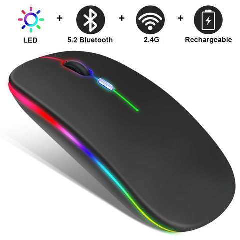 Mouse Bluetooth senza fili RGB