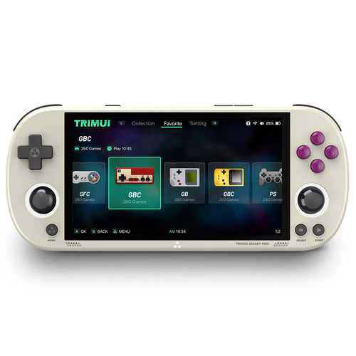 TRIMUI Smart Pro Console di gioco portatile retrò 5000mAh 4,96 pollici IPS