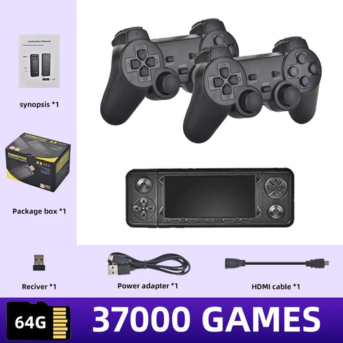 2024 NEW X9PRO Game Stick 4K TV Video Game Console 3D Games For