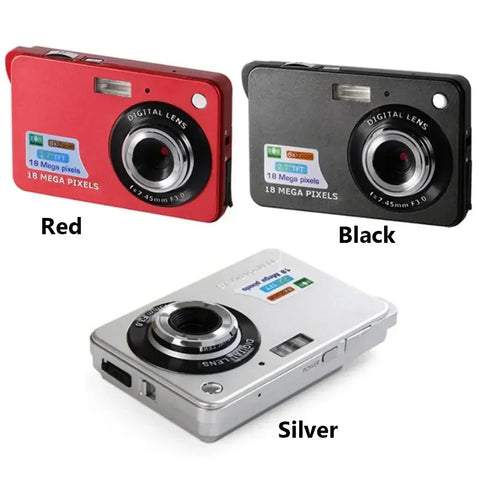 18 Mega Pixels LCD Rechargeable HD Digital Camera CCD Video Camera