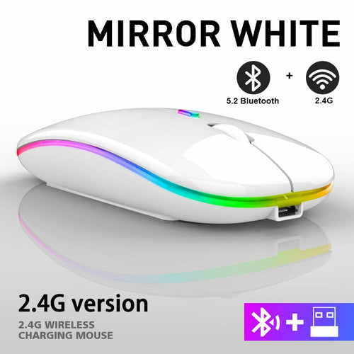 Mouse Bluetooth senza fili RGB