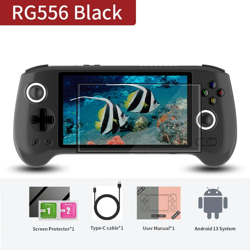 ANBERNIC RG556 Console di gioco portatile Unisoc T820 Android 13 5,48 pollici 