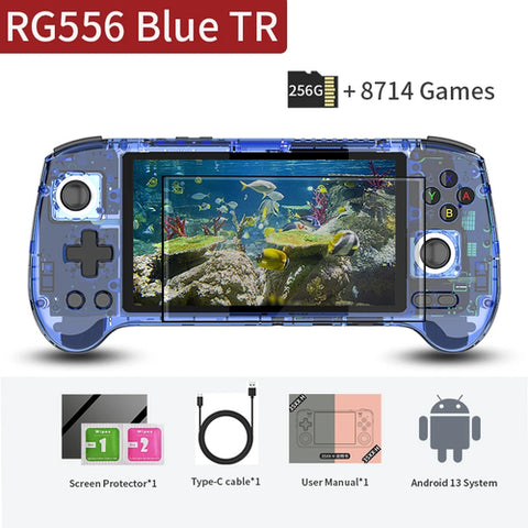 ANBERNIC RG556 Handheld Game Console Unisoc T820 Android 13 5.48 inch