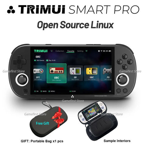 TRIMUI Smart Pro Console di gioco portatile retrò 5000mAh 4,96 pollici IPS