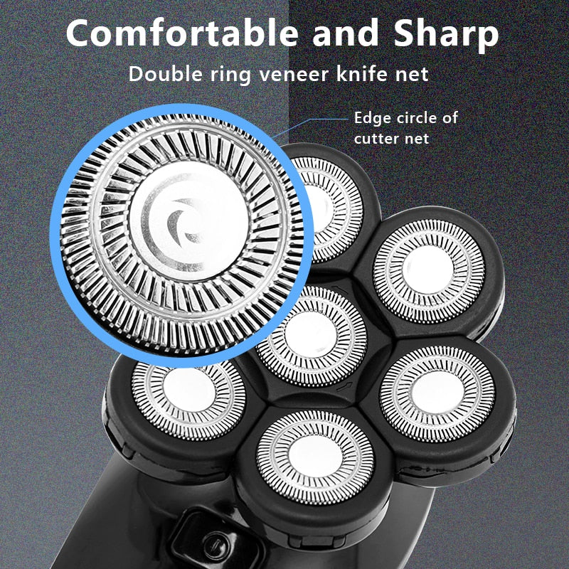 5In1 7D Electric Shaver Razor For Men's Trimmer