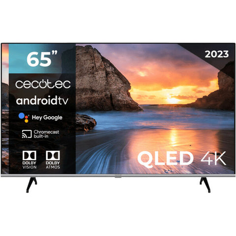 Smart TV Cecotec VQU10065 65" 4K Ultra HD LED Android TV HDR10 QLED