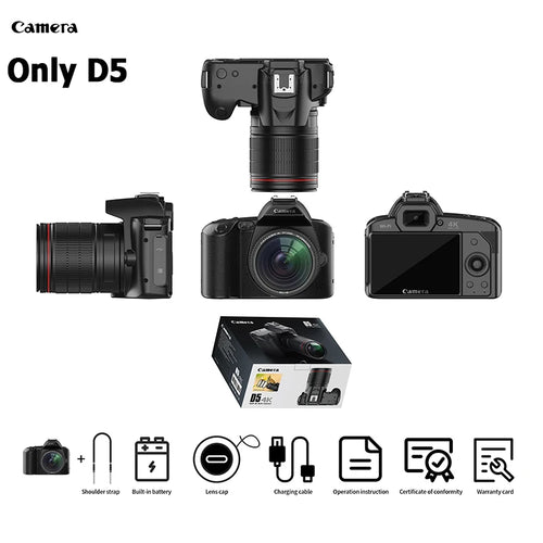 Professional Camcorder 4K dual camera High definition 64 million