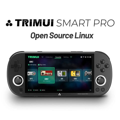 Ampown Smart Pro Handheld Game Console 4.96'' IPS Screen Linux System