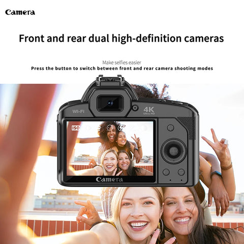 Professional Camcorder 4K dual camera High definition 64 million