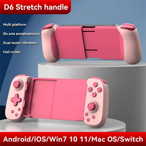 D6 Wireless Stretching Extendable Gaming Controller Joystick Pad