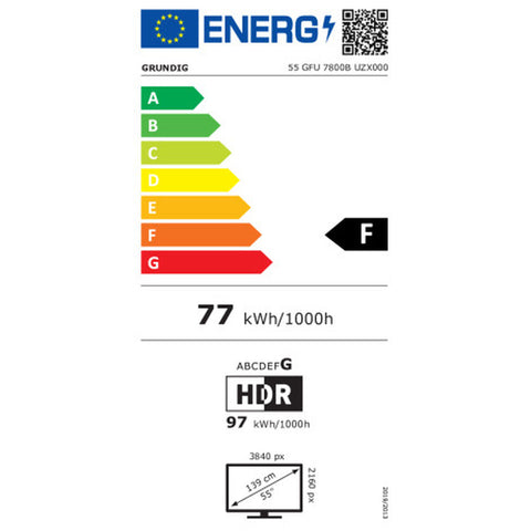 Television Grundig 55GFU7800B 55" Ultra HD 4K LED