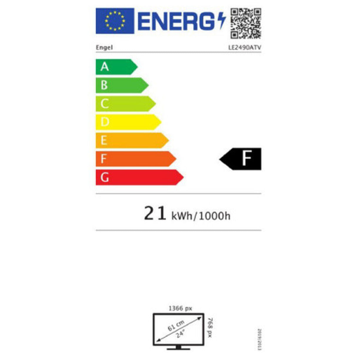 Smart TV Engel LE 2490 ATV LED HD 24" Wi-Fi