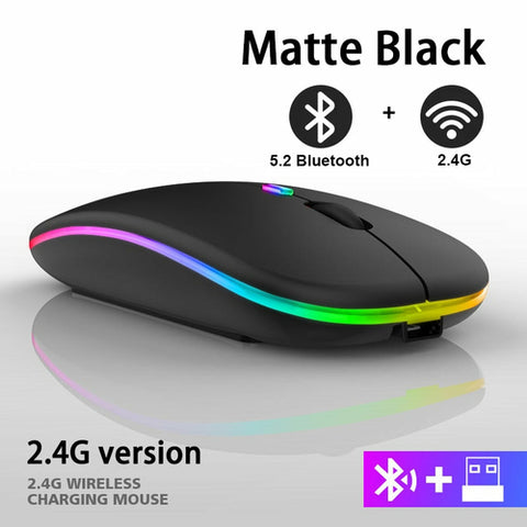 Mouse Bluetooth senza fili RGB