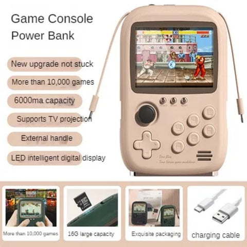 2023 New Mini Game Power Bank Portable Retro handheld Game Console