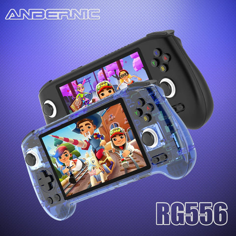 ANBERNIC RG556 Handheld Game Console 5.48-inch AMOLED Screen Android