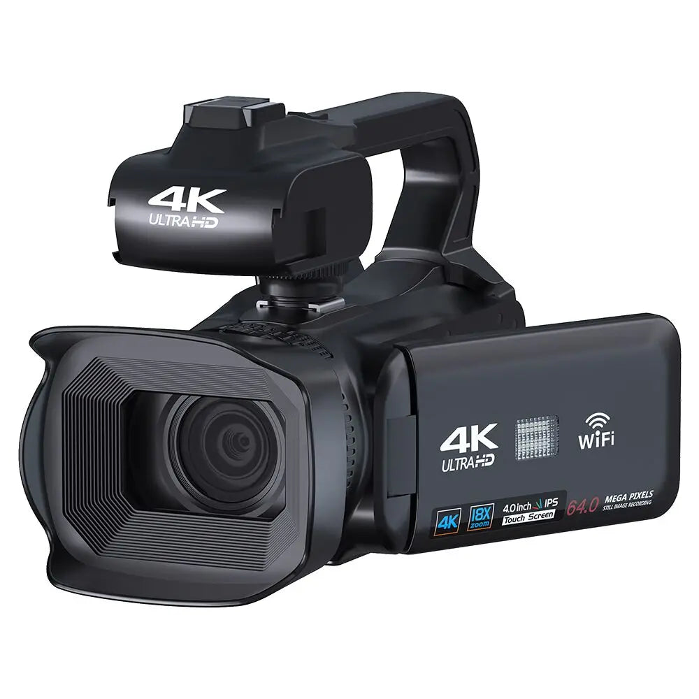 4k Camera Professional For Photography With Wifi Full HD Camcorder