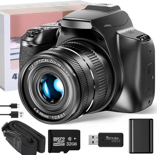 G-Anica Digital Camera， 4k&64MP Cameras for Photography ,Video