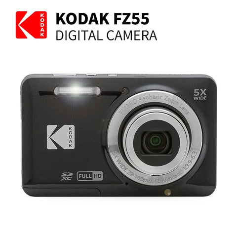 KODAK PIXPRO FZ55-RD 16MP Digital Camera 5X Optical Zoom 28mm Wide