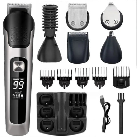 All In 1 Hair Trimmer For Men Beard Grooming Kit Electric Shaver Body